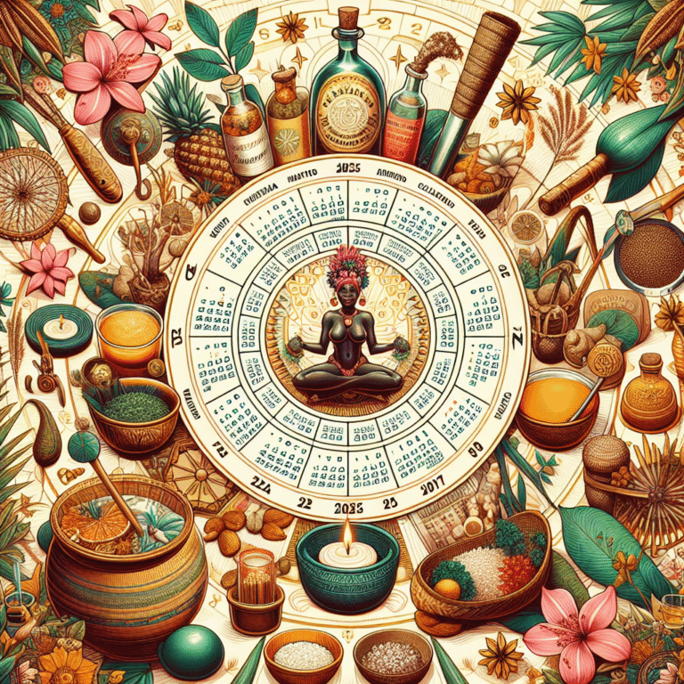 Calendário das Festas de Orixás 2025: Celebre com Banho de Ervas